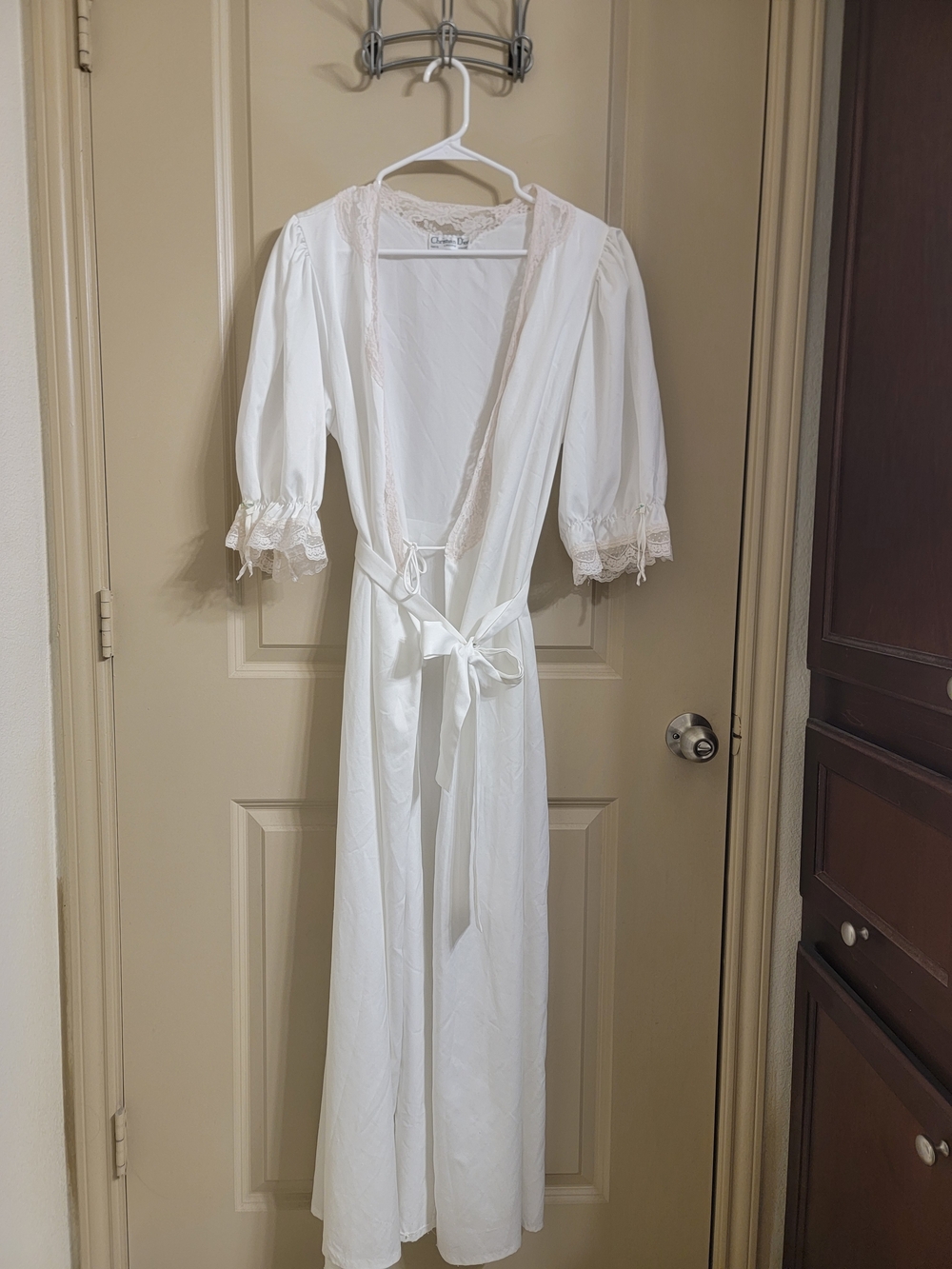 Vtg Christian DIOR Lingerie Robe